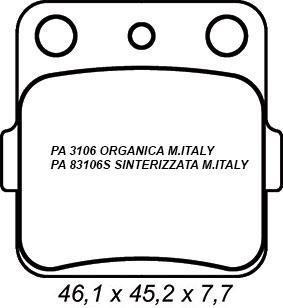 PASTIGLIE FRENO - BRAKE PADS